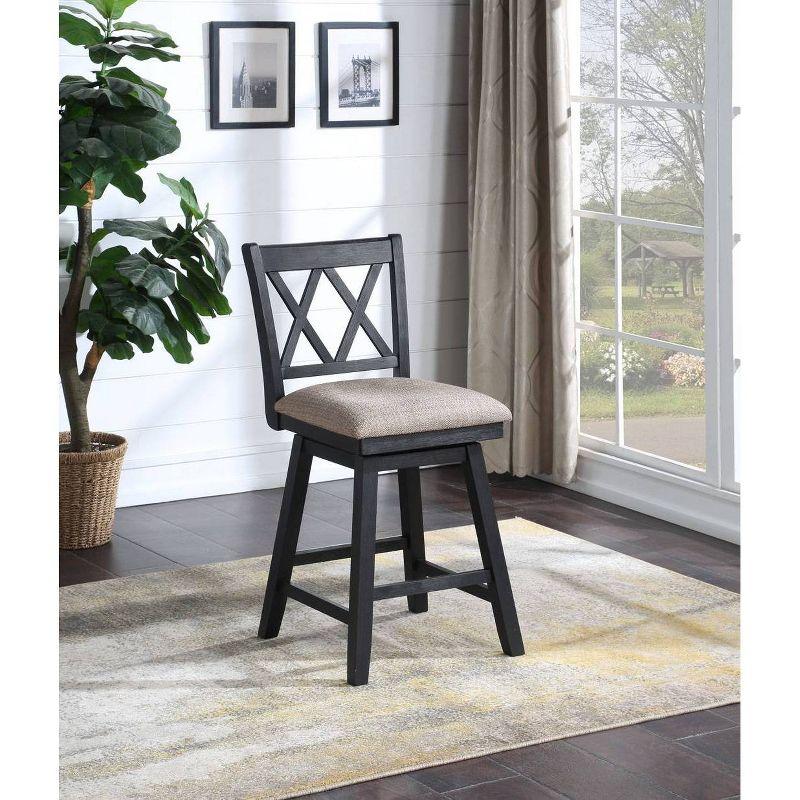 24" Brookline Xx Back Swivel Counter Stool - Home 2 Office