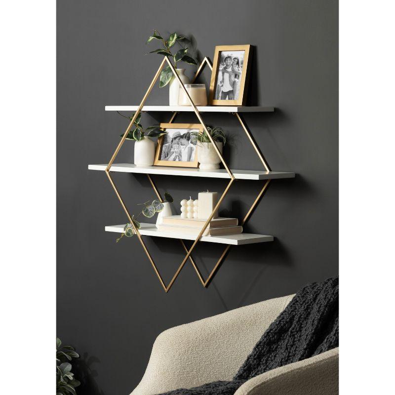 3 Piece Diamond Floating Shelf