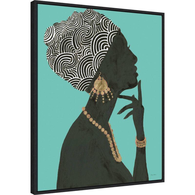 23" x 28" Graceful Majesty I by Emily Adams Framed Canvas Wall Art Print - Amanti Art: Modern Lithograph, Polystyrene Frame