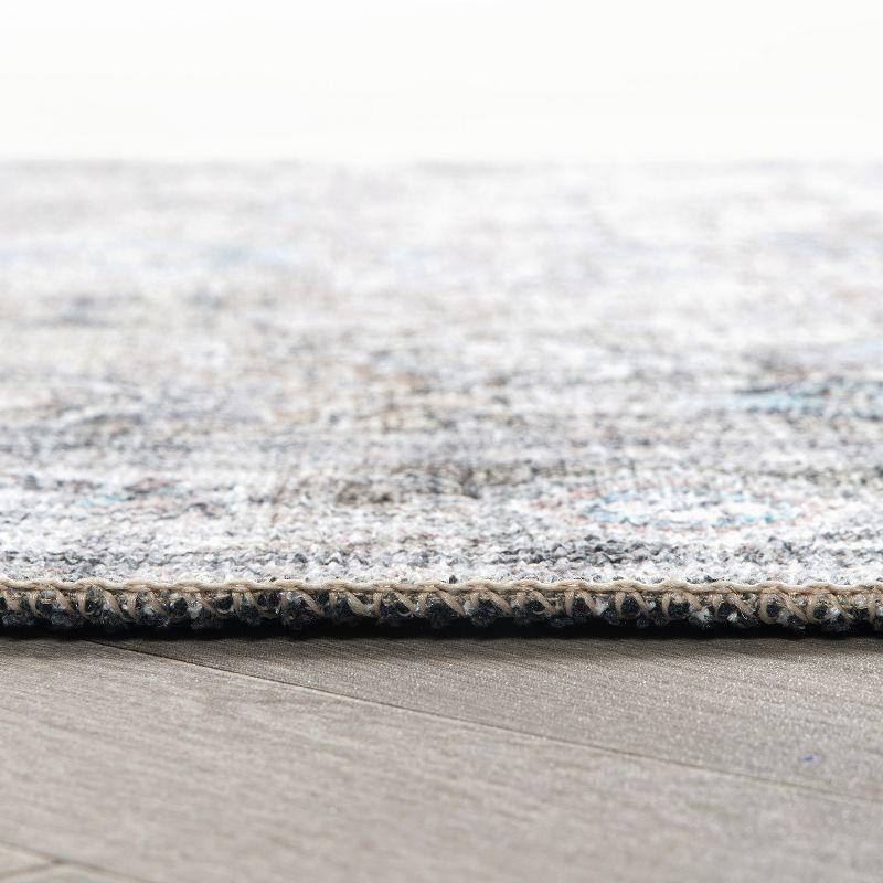 World Rug Gallery Transitional Distressed Vintage Machine Washable Indoor Area Rug- OLIVE 2'x3'