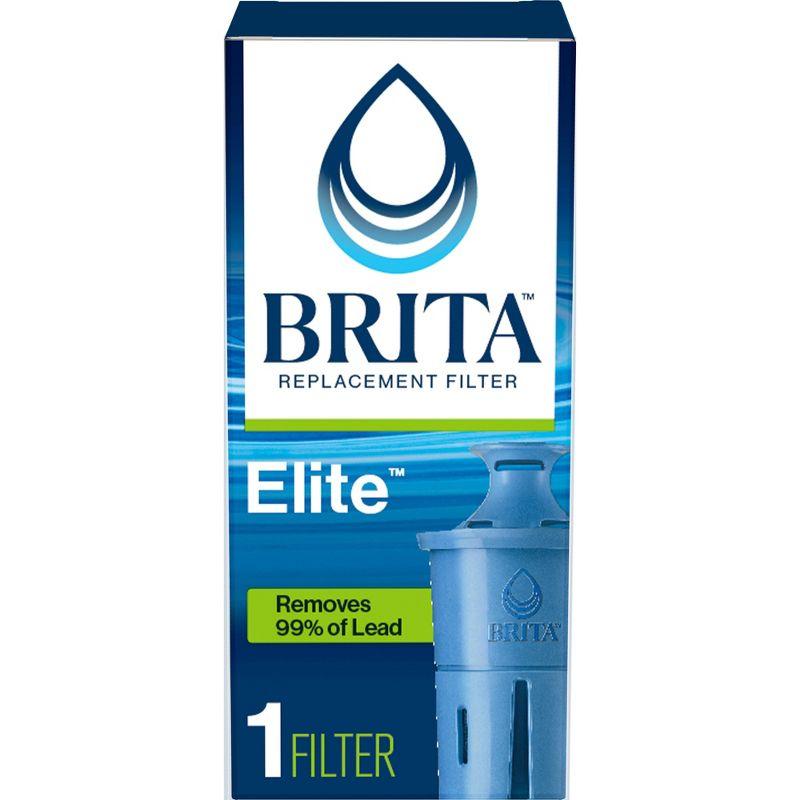 Brita Elite Replacement Water Filter for Pitchers, BPA-Free, Long-Lasting