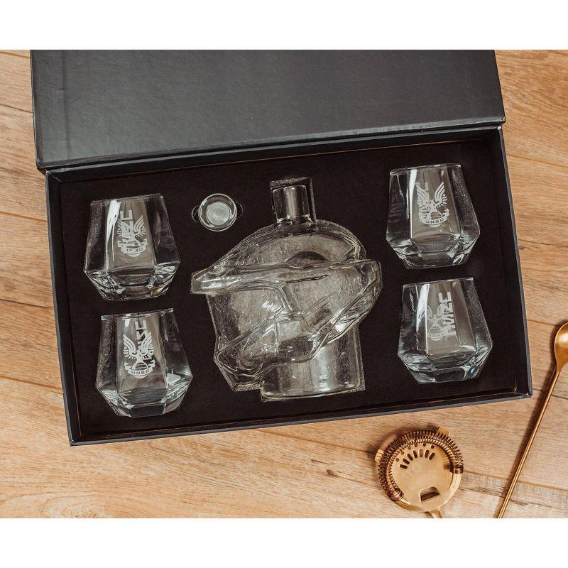Ukonic 6 Piece Whiskey Decanter Set