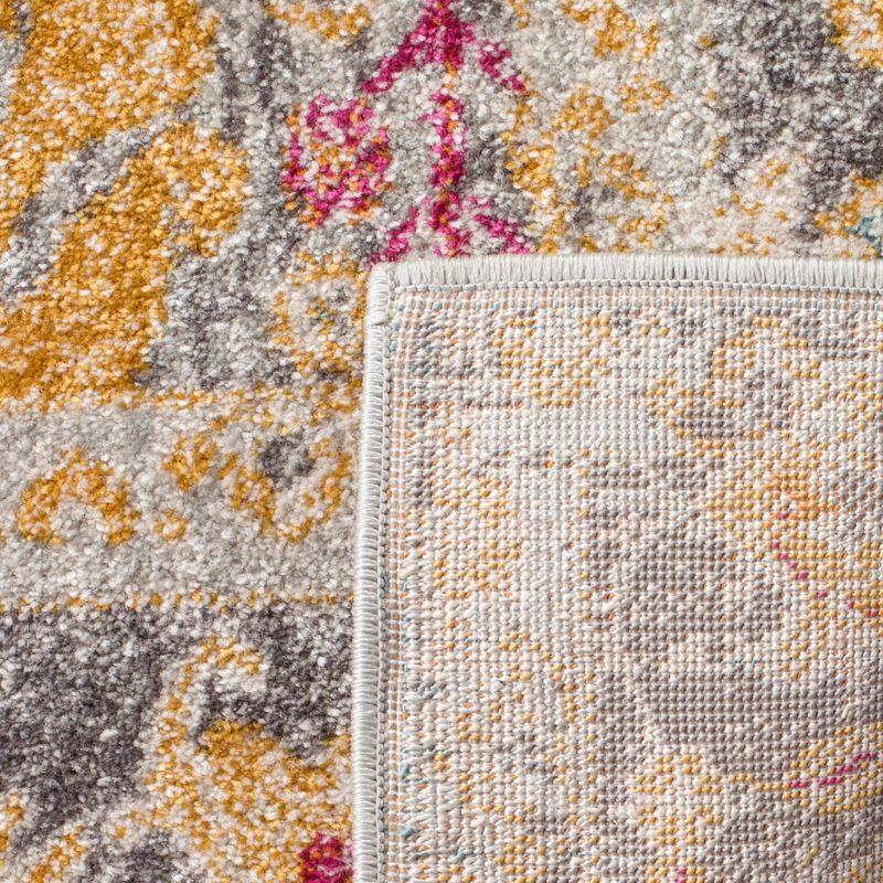 Granada GRA350 Power Loomed Indoor Runner - Light Grey/Multi - 2'2"x7' - Safavieh