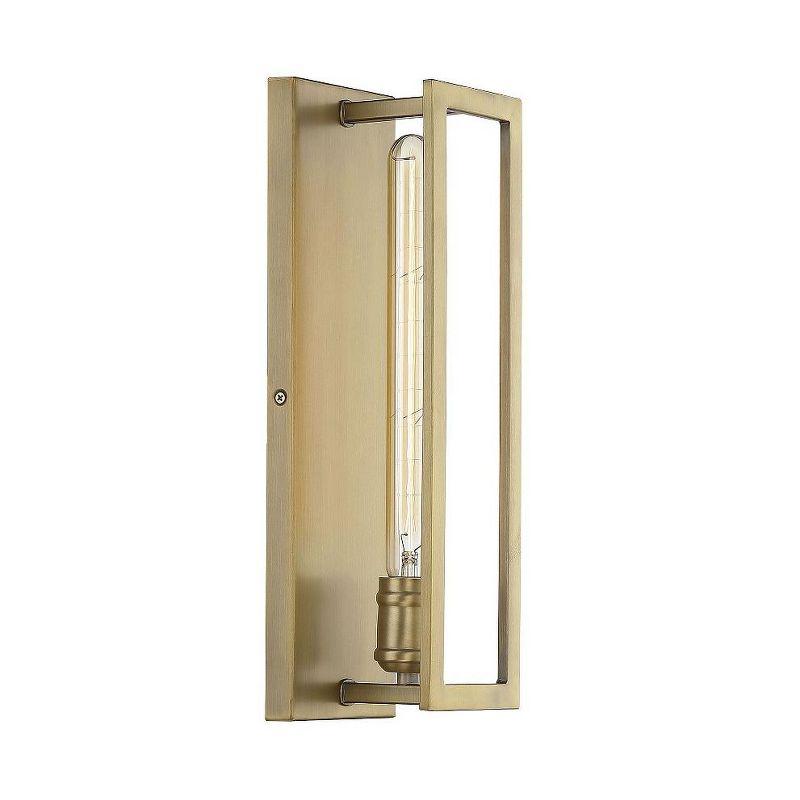 Savoy House Clifton 1 - Light Wall Light in  Warm Brass