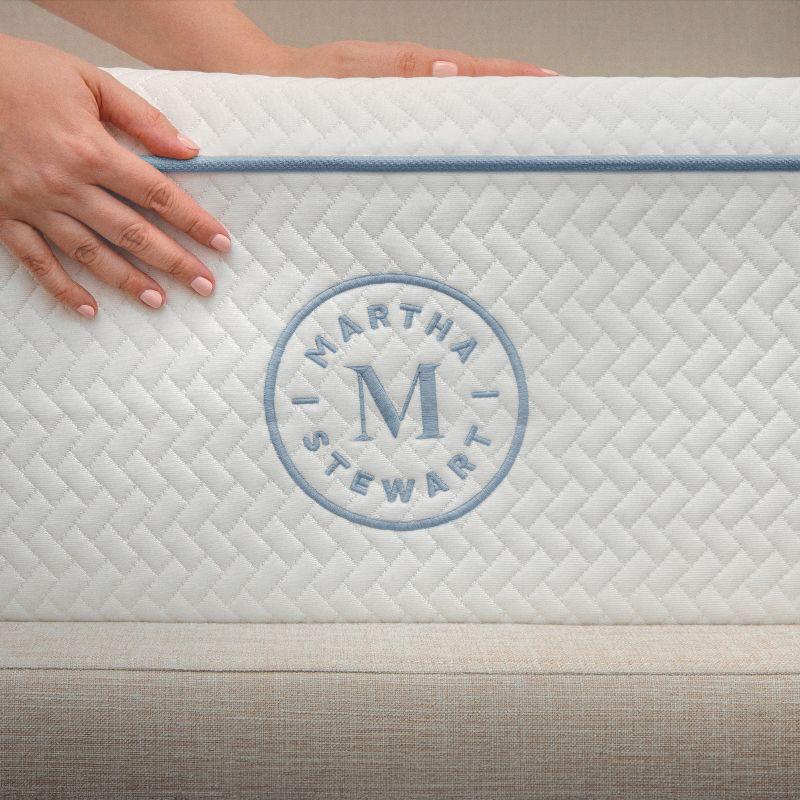 Martha Stewart Martha Stewart SleepComplete Medium Support Dual-Action Green Tea Cooling Memory Foam Mattress