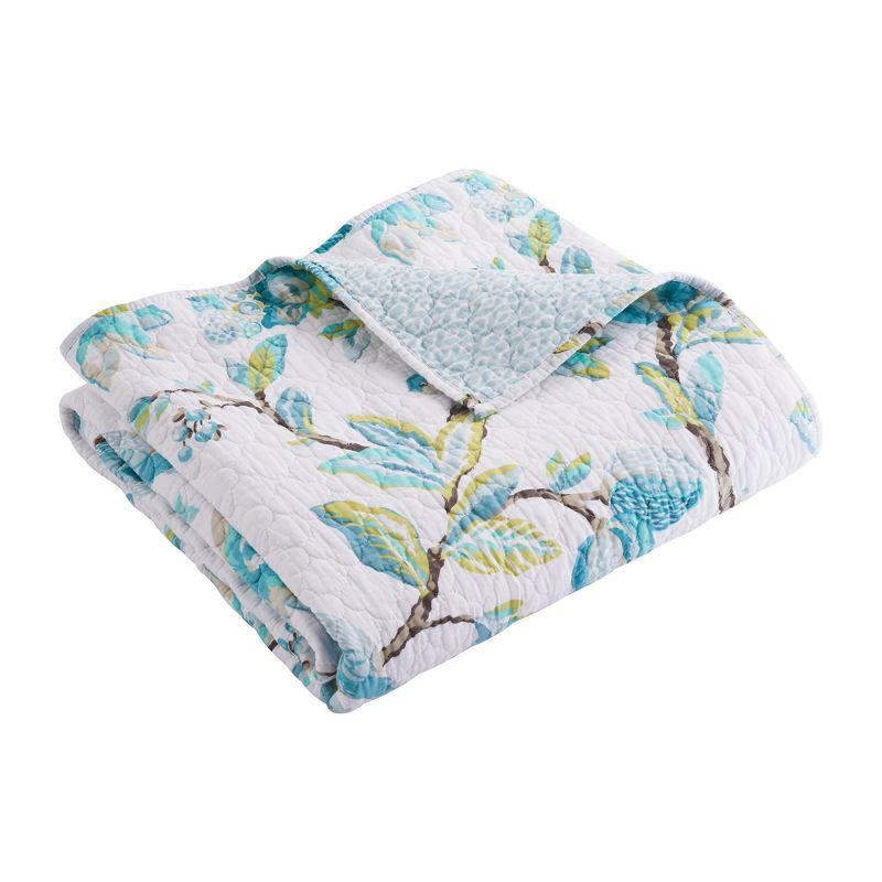 Cressida  Floral Quilted Throw - Levtex Home