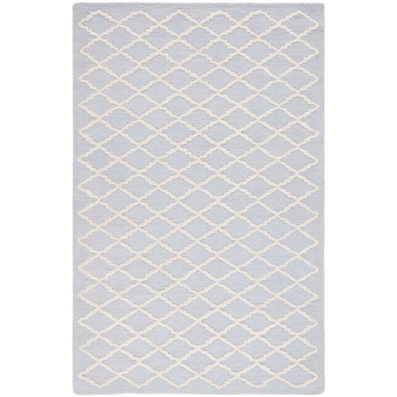 Cambridge CAM137 Tufted Indoor Area Rug - Light Blue/Ivory - 4'x6' - Safavieh