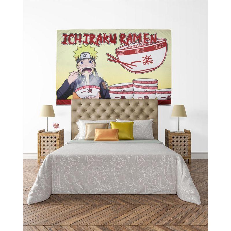 Naruto Shippuden Tapestry Wall Art Hanging Decor Anime Ichiraku Ramen 53" x 81"