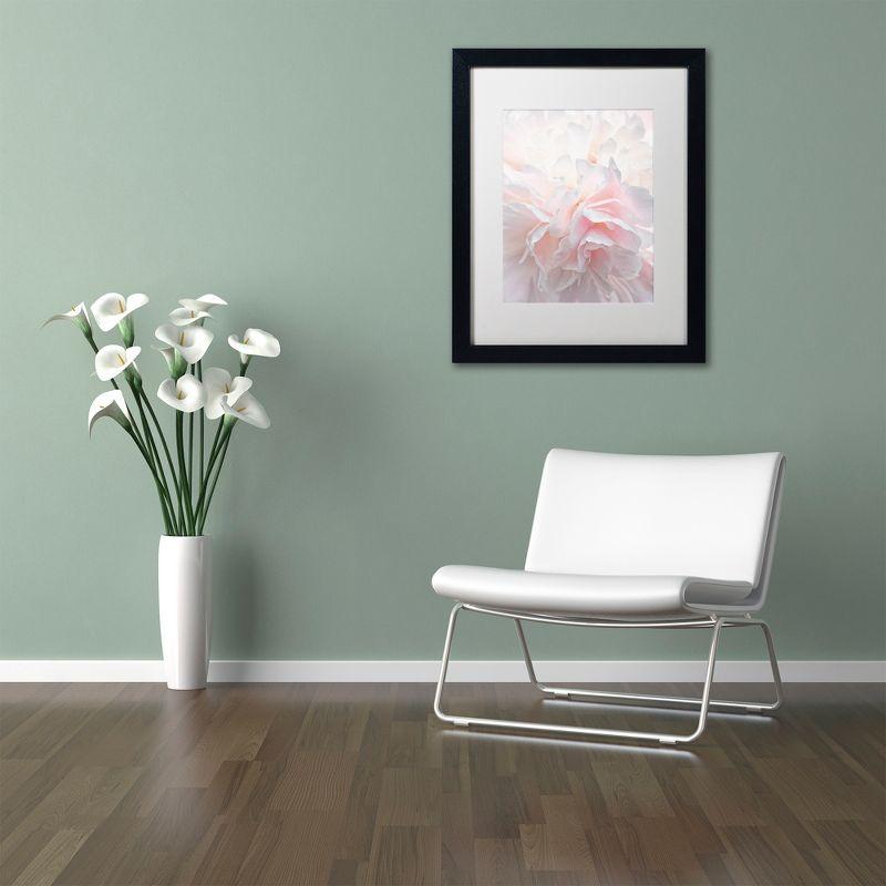 Trademark Fine Art -Cora Niele 'Pink Peony Petals IV' Matted Framed Art