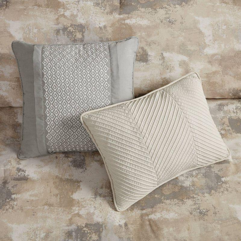 Madison Park Beacon 7 Piece Textured Cotton Blend Comforter Set (Set of 7)