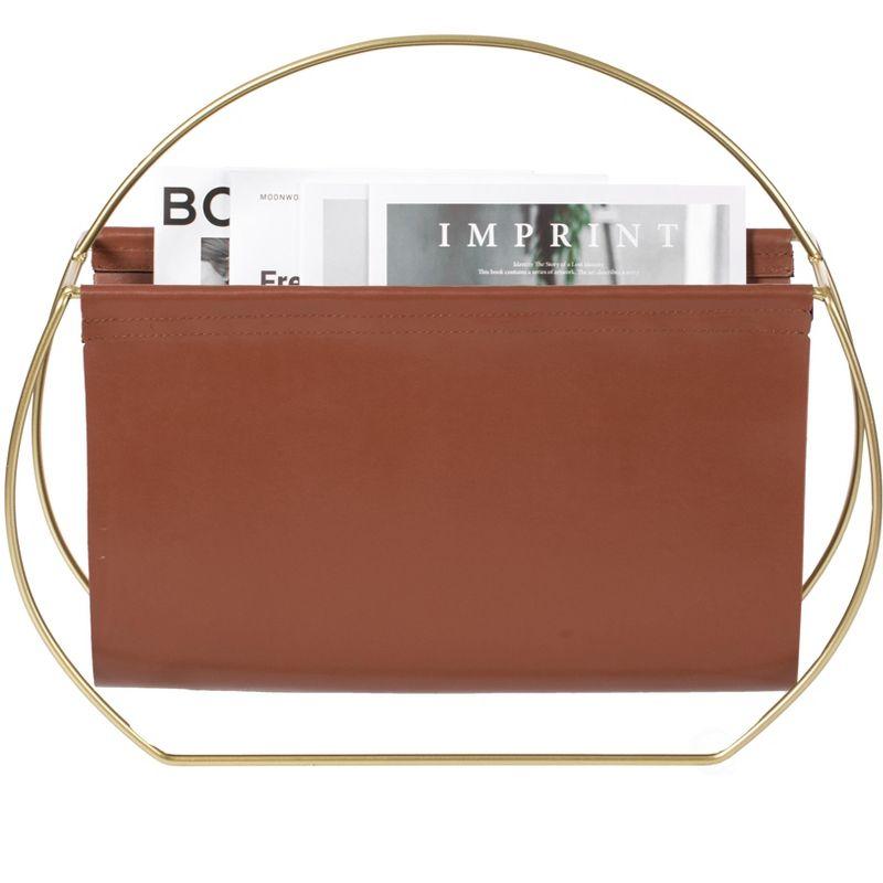 Mercer41 Baesmarc Metal Free Standing Magazine Rack