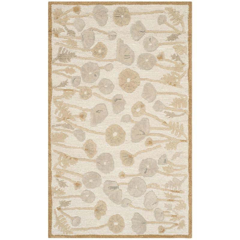 Martha Stewart Poppy Glossary - MSR3627 - Indoor Hand Tufted Runners - Nutshell/Brown - 2'6"x4'3"