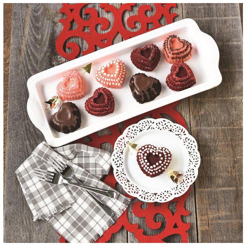 Nordic Ware Nordic Ware Non-Stick Novelty Tiered Hearts Cakelet Pan