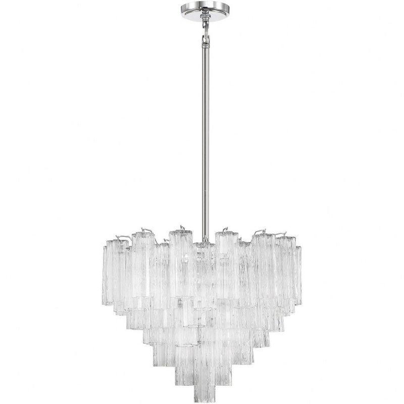 Crystorama Lighting Addis 12 - Light Chandelier in  Polished Chrome