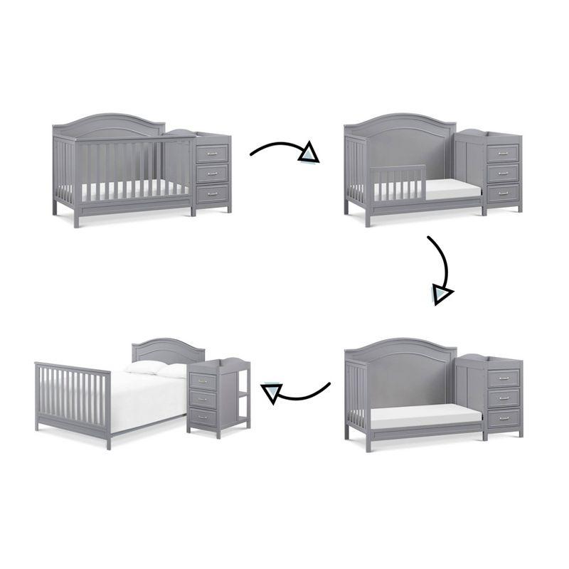 daVinci Charlie 4-in-1 Convertible Crib and Changer with Storage