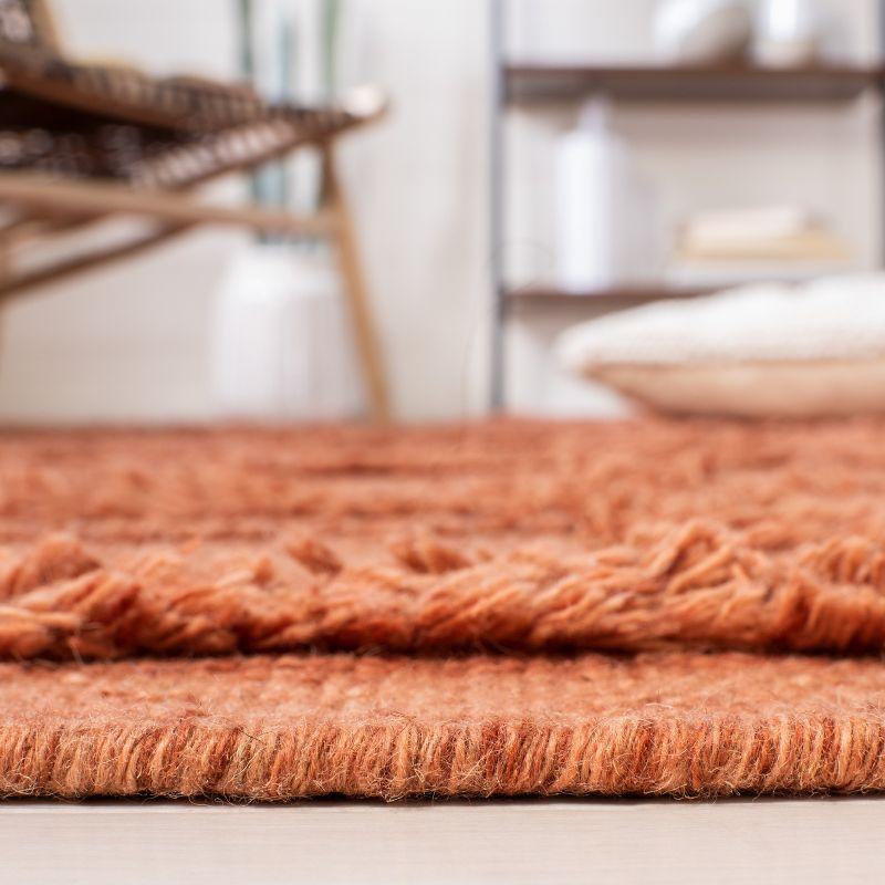 Vermont VRM901 Hand Woven Indoor Area Rug - Rust/Orange - 9'x12' - Safavieh