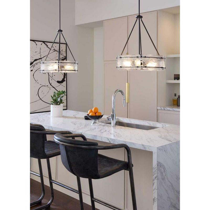 Rivera 4 - Light Dimmable Round / Oval Chandelier