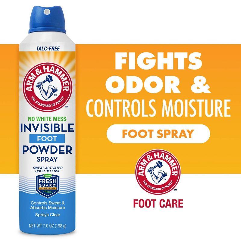 Arm & Hammer Invisible Spray Foot Powder - 7oz