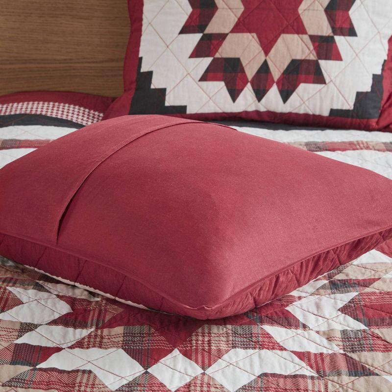 Compass Cotton Quilt Mini Set Red - Woolrich