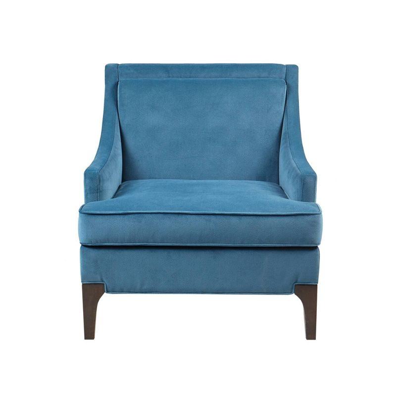 Anna Martha Stewart Anna Velvet Armchair with Lumbar Pillow