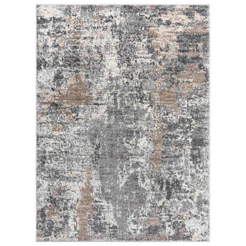Luxe Weavers Modern Abstract Area Rug, Gray 2x3