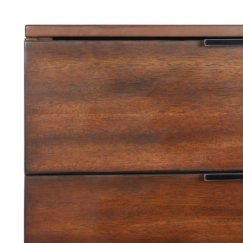 Brylin 8 Drawer Modern Dresser - SFV2112 - Dark Walnut - Safavieh Couture