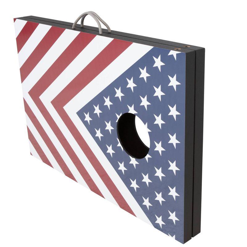 Triumph 2x3 Led Patriotic Cornhole Set