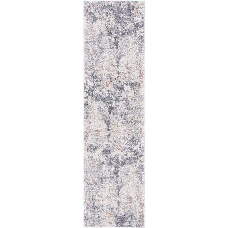 Hassell Abstract Light Gray/Gray Area Rug