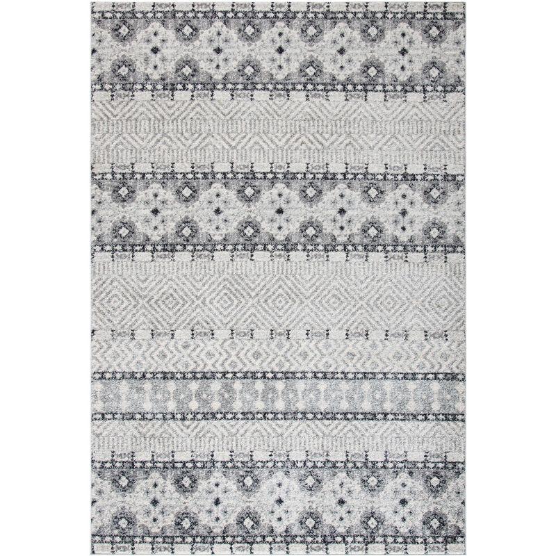 Madison MAD797 Power Loomed Accent Rug - Charcoal/Grey - 2'3"x4' - Safavieh.