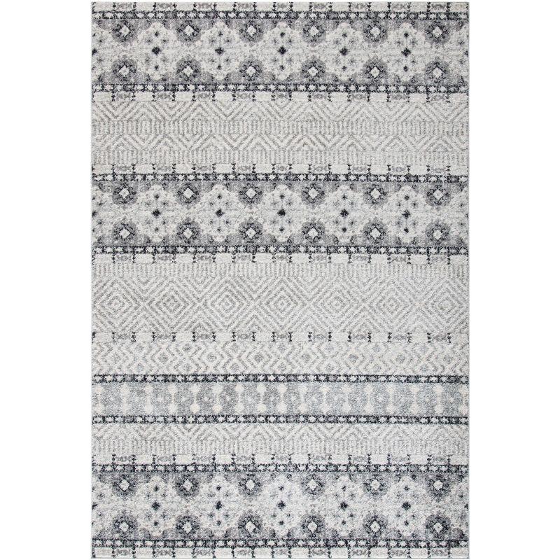 Madison MAD797 Power Loomed Area Rug - Charcoal/Grey - 5'3"x7'6" - Safavieh.