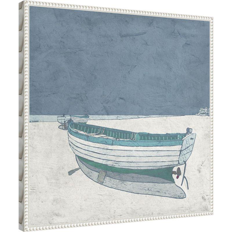 Amanti Art Docked Ashore I by Ynon Mabat Framed Canvas Wall Art