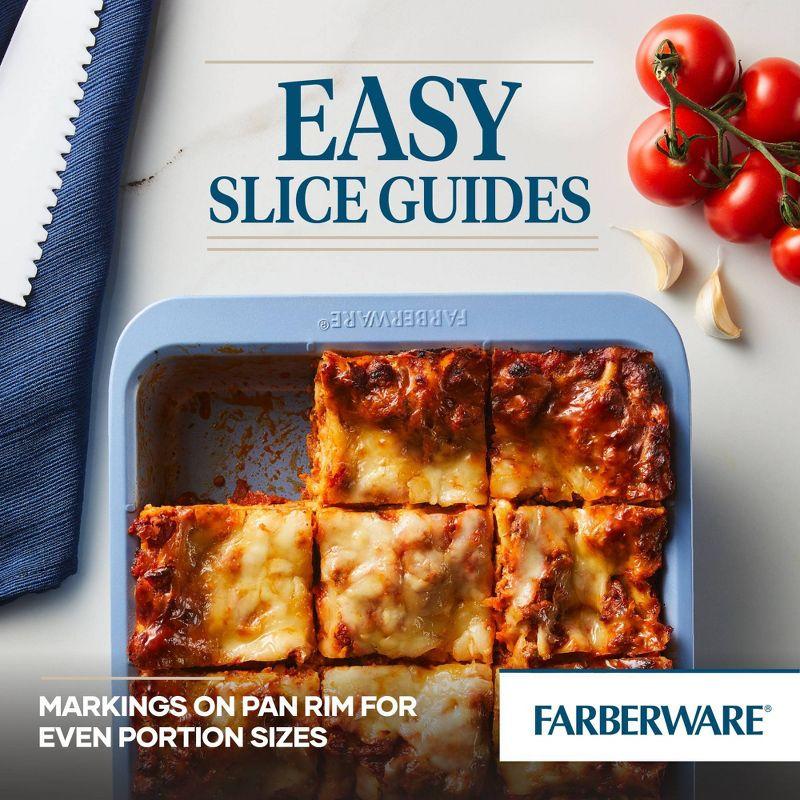 Farberware Easy Solutions 4pc Nonstick Bakeware Baking Pan Set: Steel, Dishwasher-Safe, Electric & Gas Compatible