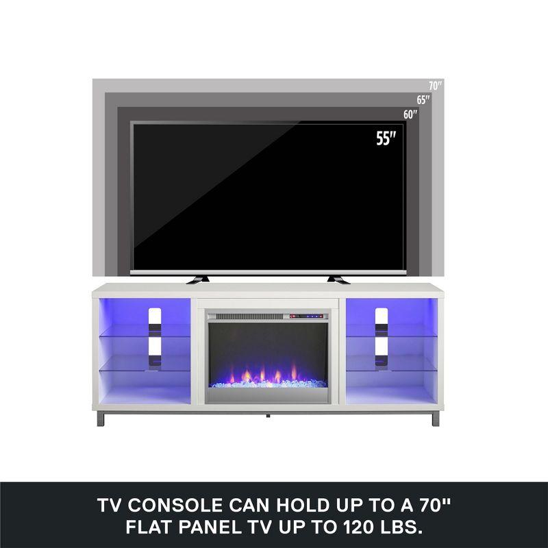 Lumina Fireplace TV Stand for TVs up to 70"