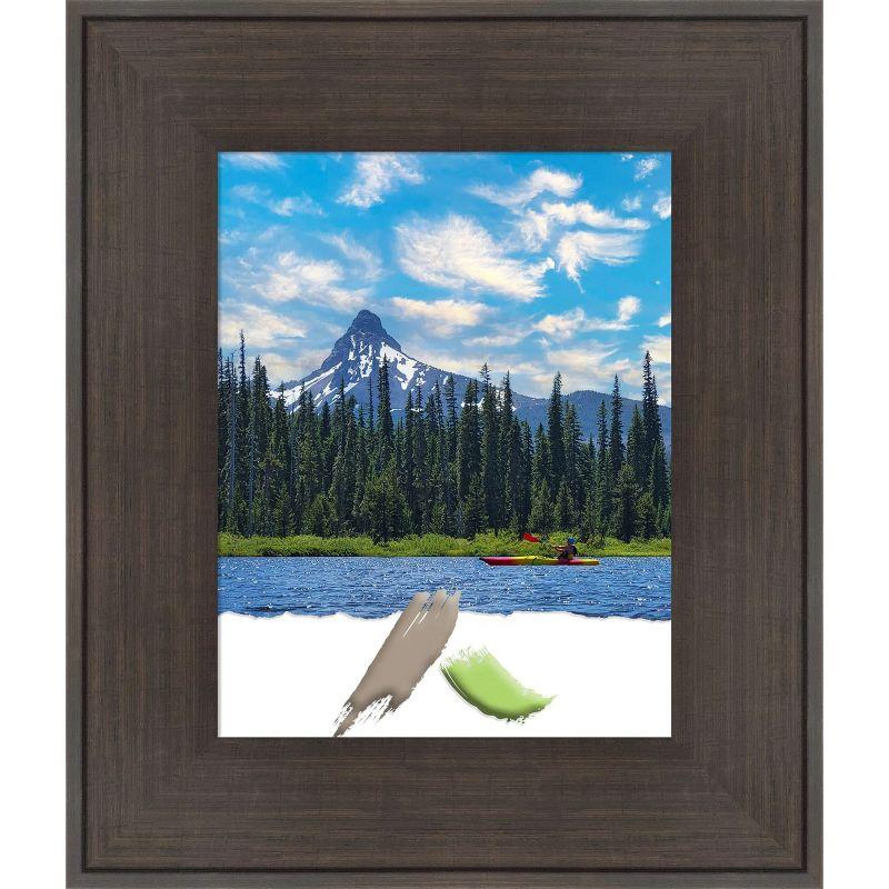 Amanti Art William Rustic Woodgrain Picture Frame Opening Size 11x14 in.