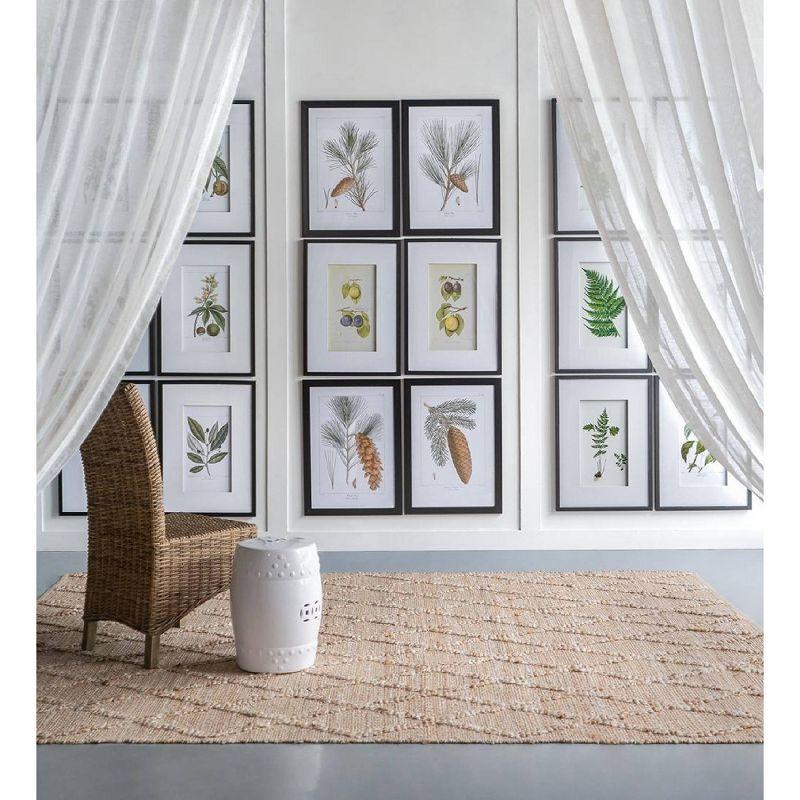Set of 2 Smithsonian Fruit Framed Wall Arts - A&B Home: Transitional Decor, Vertical Orientation, Includes Mounting Hardware
