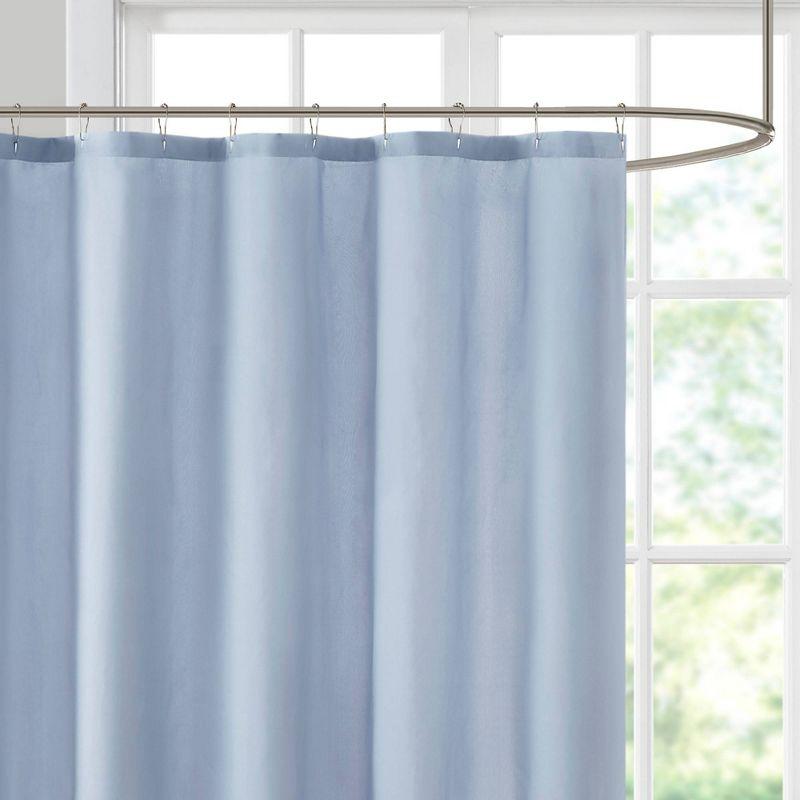 Hulet Pieced and Embroidered Single Shower Curtain