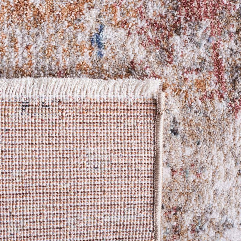 Jasmine JSM341 Power Loomed Area Rug - Beige/Light Blue - 5'3"x5'3" - Safavieh.