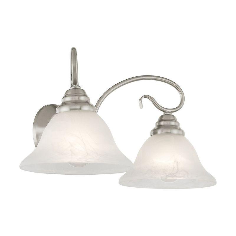 Livex Lighting Coronado 2 - Light Vanity in  Brushed Nickel