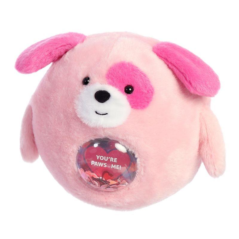 Aurora Love Shakers 5" Love Shaker Dog Pink Stuffed Animal