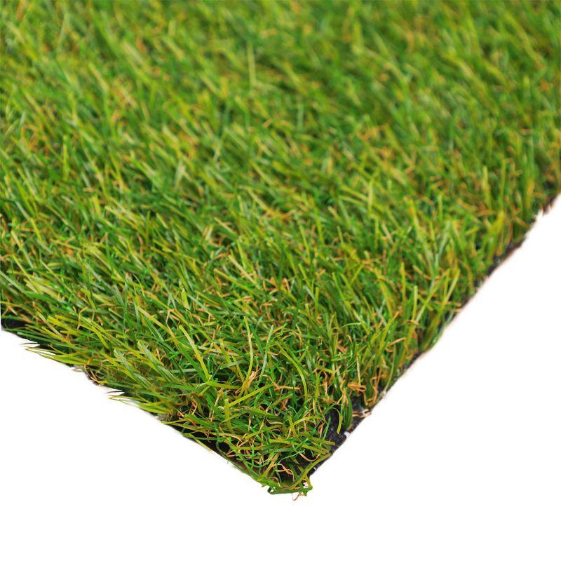 Eider & Ivory™ Thurlos Artificial Grass Synthetic Lawn Indoor Outdoor Area Rug