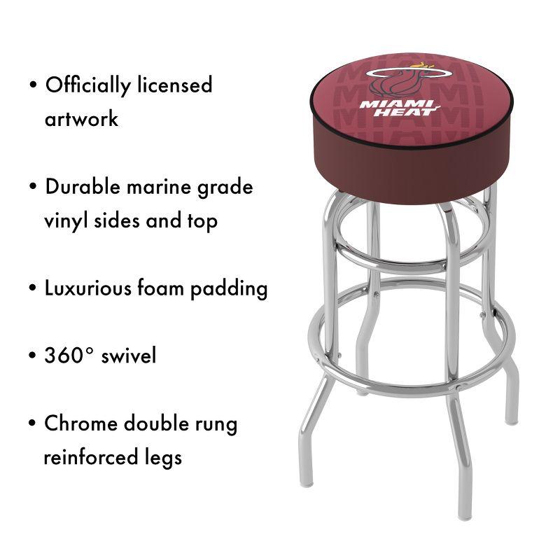 Swivel Upholstered 31'' Counter Stool with Metal Frame