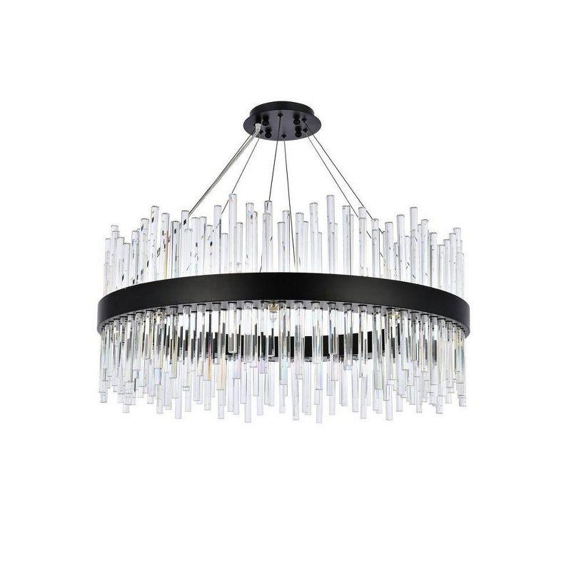 Elegant Lighting Dallas 18 - Light Chandelier in  Black