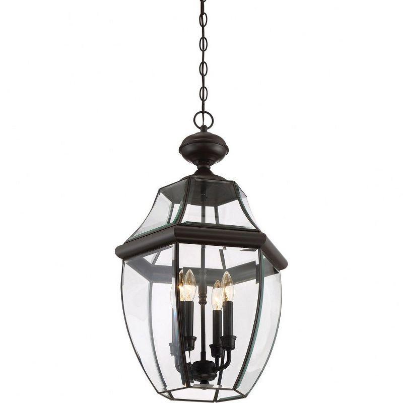 Quoizel Lighting Newbury 4 - Light Pendant in  Medici Bronze