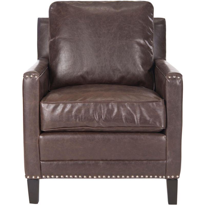 Buckler Arm Chair - MCR4613 - Brown - Safavieh