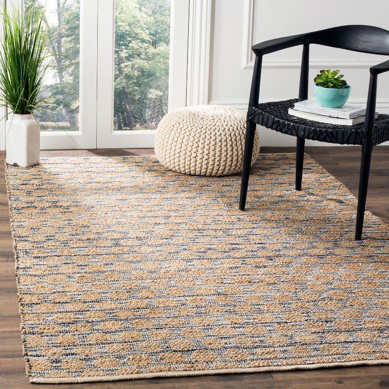 Union Rustic Ajdin Hand Woven 0.8 Jute 0.2 Cotton Geometric Rug | Wayfair