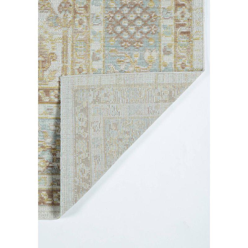 5'3"x7'3" Isabella Matilda Area Rug Ivory - Momeni: Bohemian Chevron Pattern, Medium Pile, Indoor Use