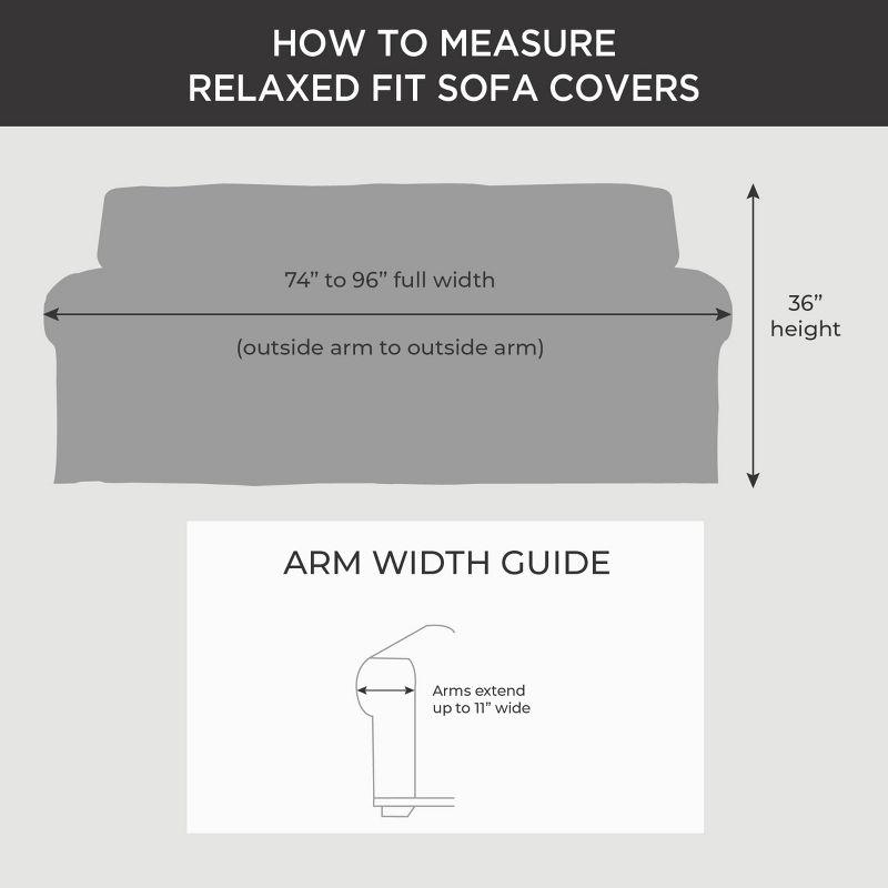 Cotton Box Cushion Sofa Slipcover