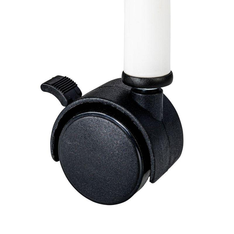 Household Essentials Rolling Laundry Hamper with Handles