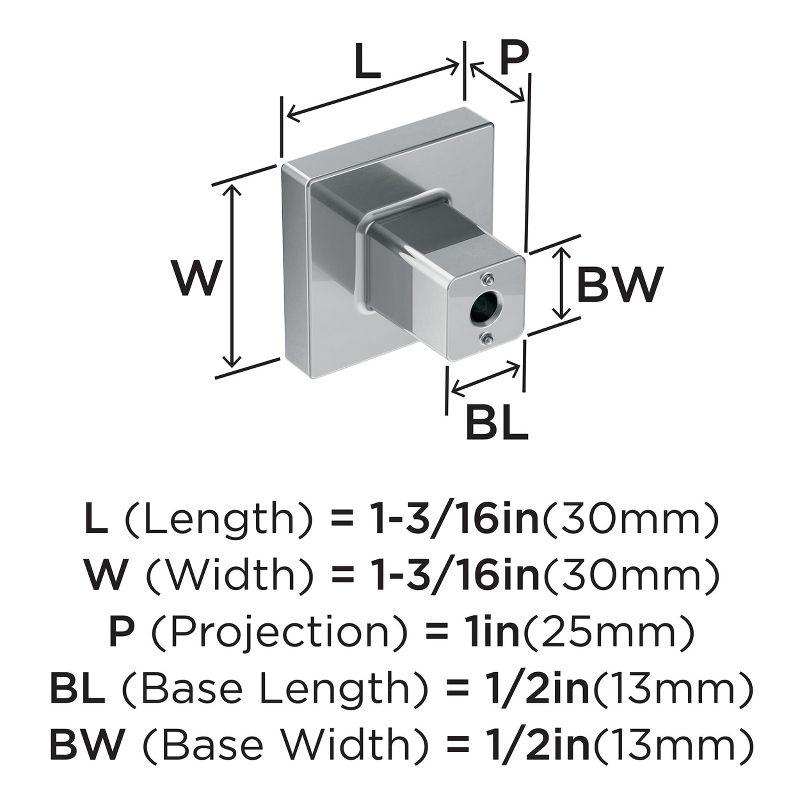 Amerock Monument Cabinet or Furniture Knob, 1-3/16 inch (30mm) Length