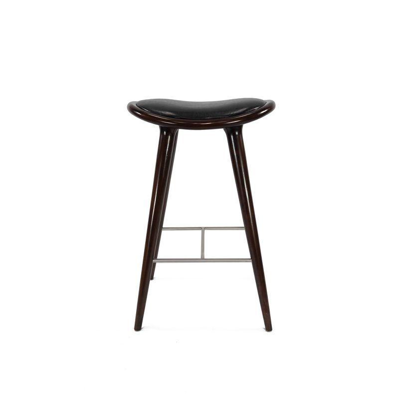 Lucio Oval Backless Wood Barstool - Boraam